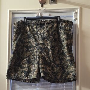 Camouflage Patterned Shorts